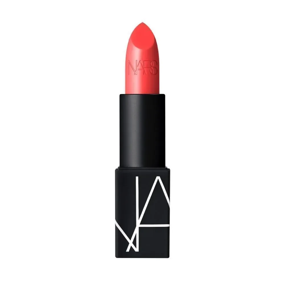 NEW NIB NARS Satin‎ Lipstick Rouge Insolent Satin Bright Red Coral 2924